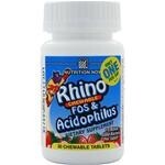 Nutrition Now Children's Rhino Fos & Acidophilus Strawberry 60 tabs