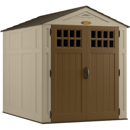 Suncast 6' x 8' Blow-Molded Shed, Taupe from Walmart at SHOP.COM