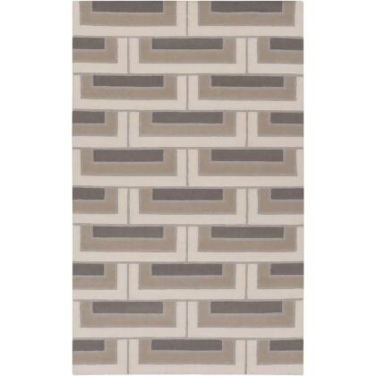  and Dark Gray Hand Woven Shed-Free Reversible Wool Area Throw Rug