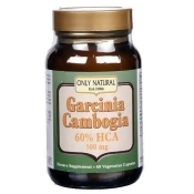 Only Natural Garcinia Cambogia - 500 mg - 60 Vegetarian Capsules - 1504026