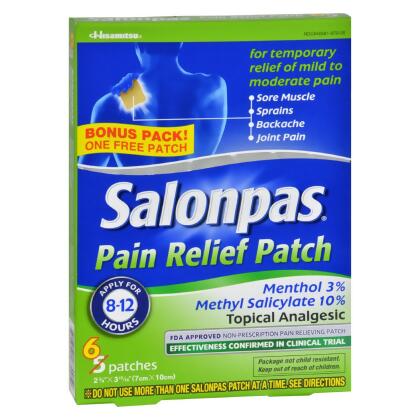 Pain Relieving Patch Prescription