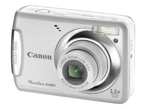 Canon Powershot A480 10Mp 3.3X Digital Camera in Silver